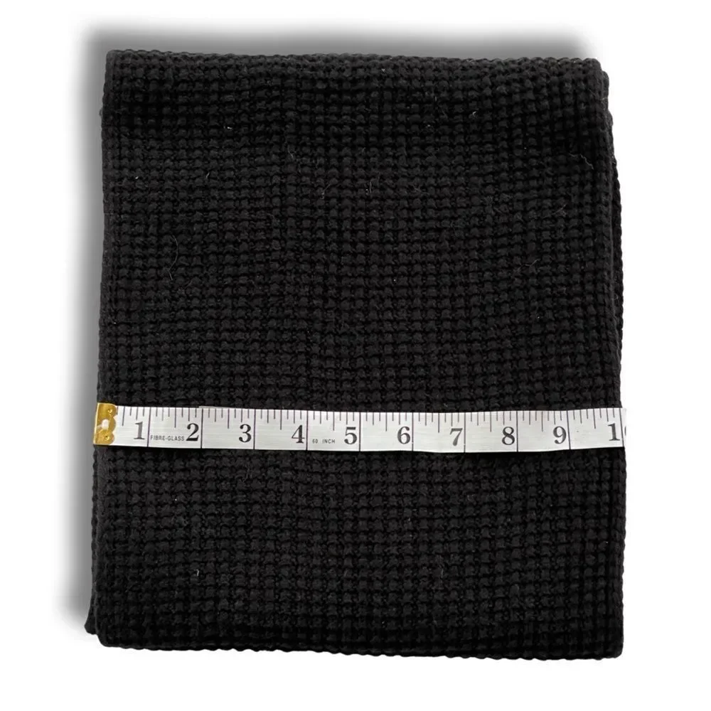 Men's Waffle Knit Scarves - Goodfellow & Co™ • Black • NWT